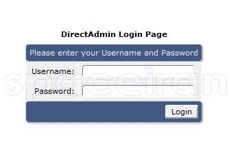 Direct Admin Login Page